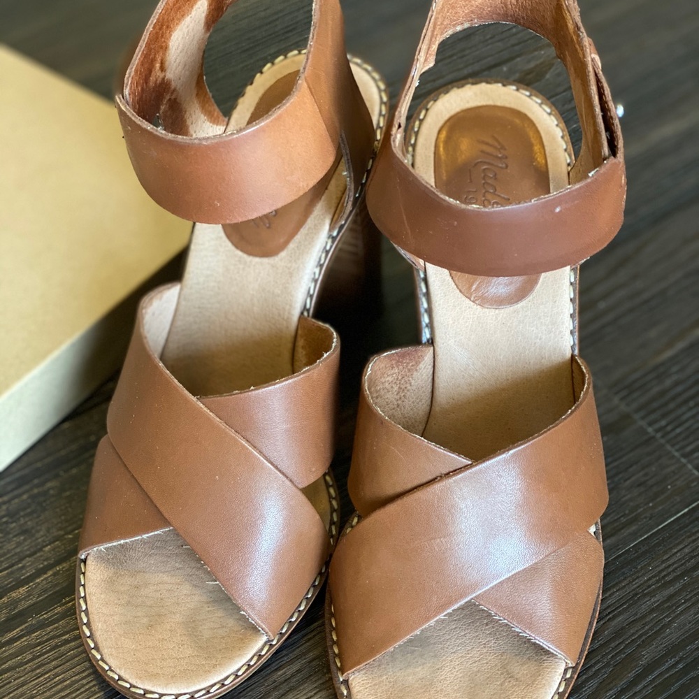 Madewell leather sandal 6.5